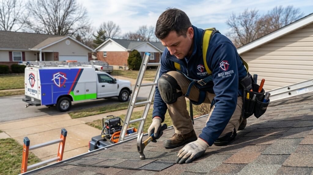residdental roofing st louis